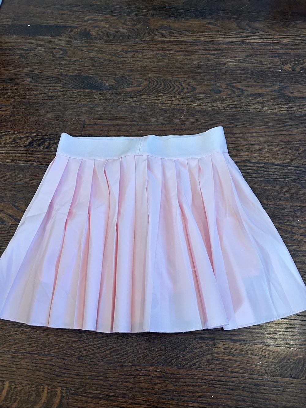 Forever 21 Pale Pink Pleated Tennis Mini Skirt